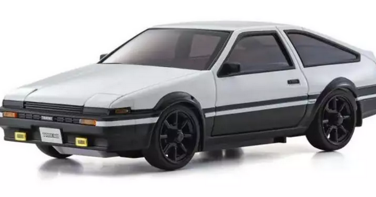ホビーラジコン Kyosho Toyota Sprinter Trueno AE86 KYOSHO FAZER D2 TOYOTA SPRINTER TRUENO AE86 WHITE 1:10 DRIFT